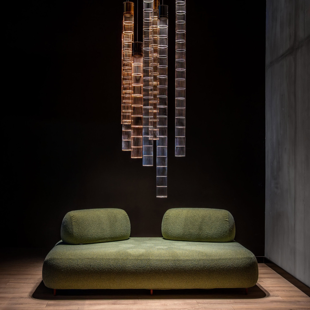 Závesné LED svietidlo Stelar 107 Stainless Steel – Obrázok 3