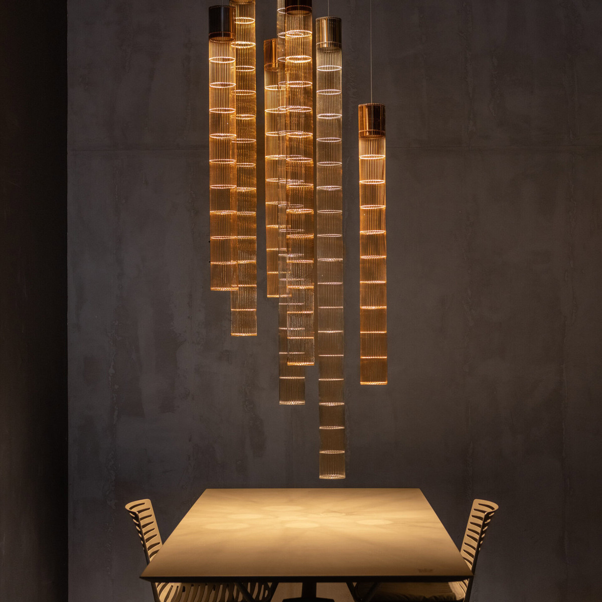 Závesné LED svietidlo Stelar 107 Stainless Steel – Obrázok 12