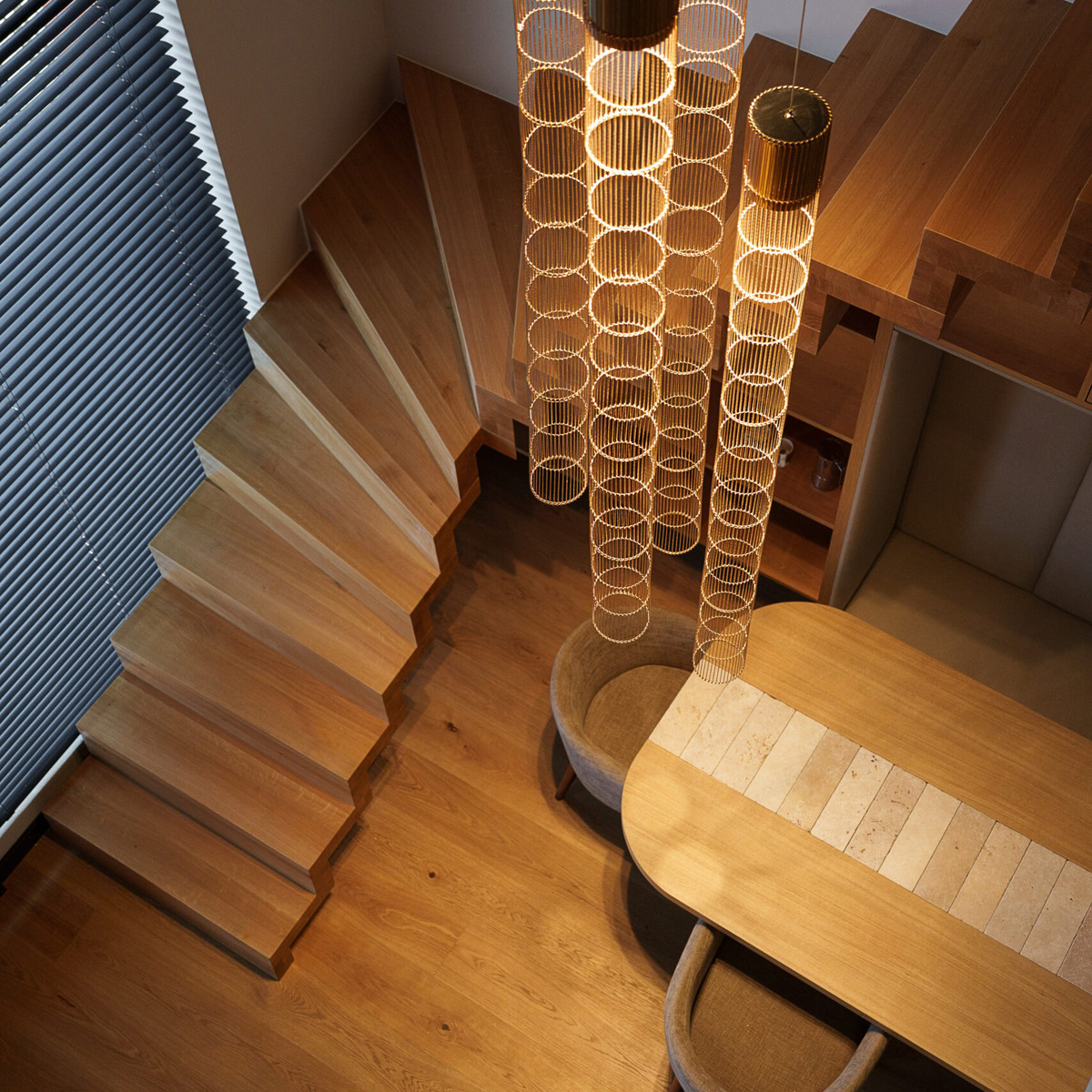 Závesné LED svietidlo Stelar 107 Stainless Steel – Obrázok 17