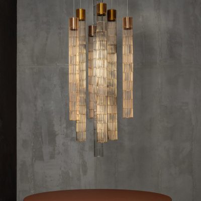 Závesné LED svietidlo Stelar 145 Stainless Steel